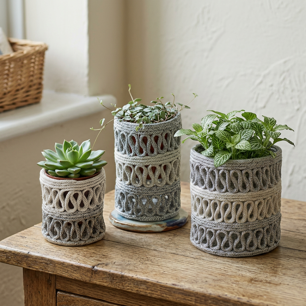 CACHEPOT ONDAS - conjunto em ambiente - Instituto Tidelli