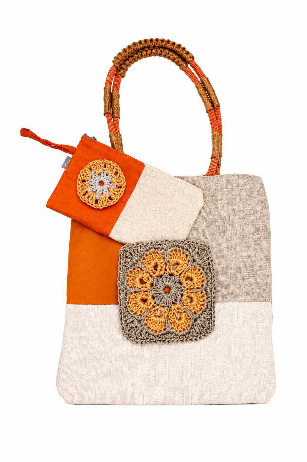 Bolsa Flor Upcycling c/ Carteira