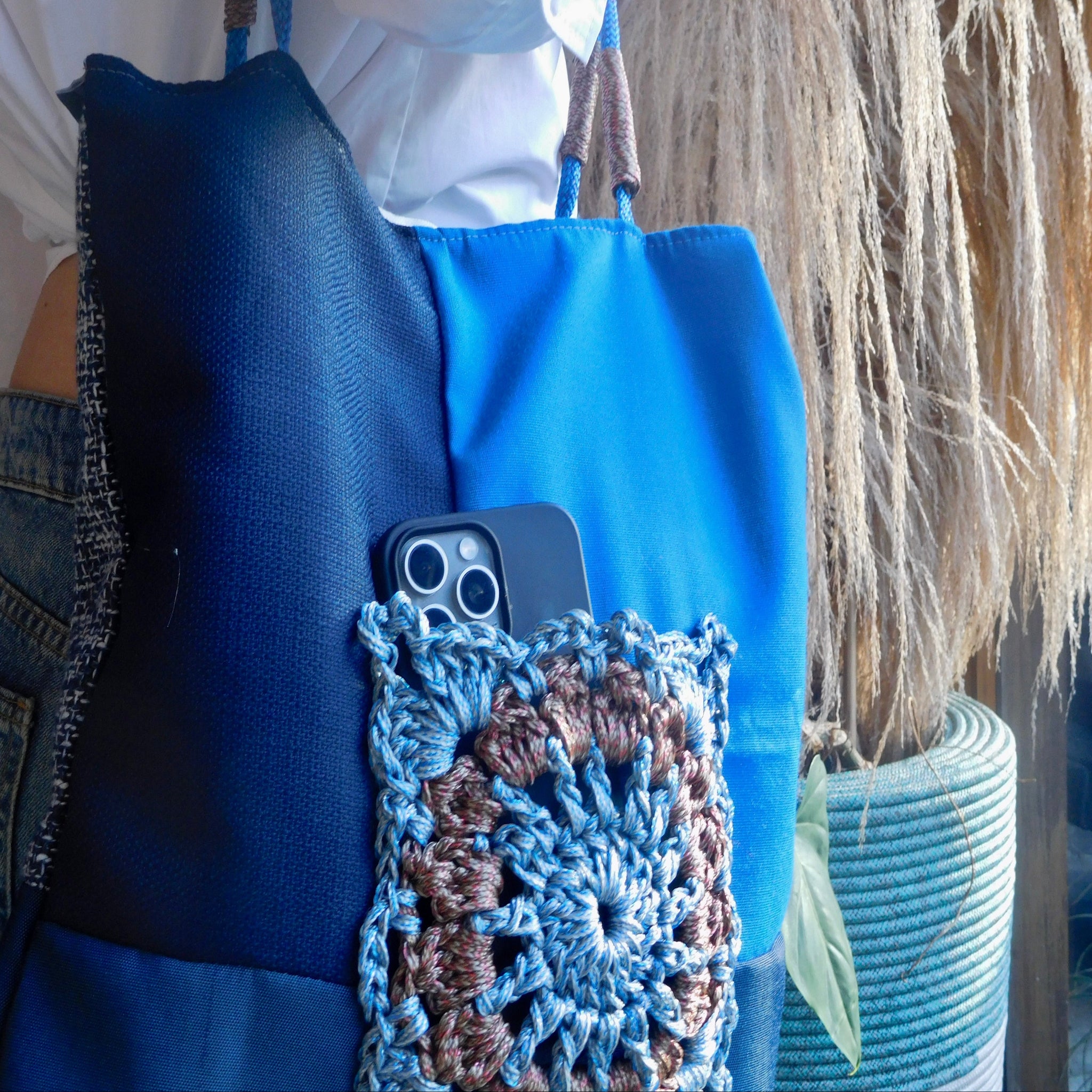 Bolsa Flor Upcycling c/ Carteira