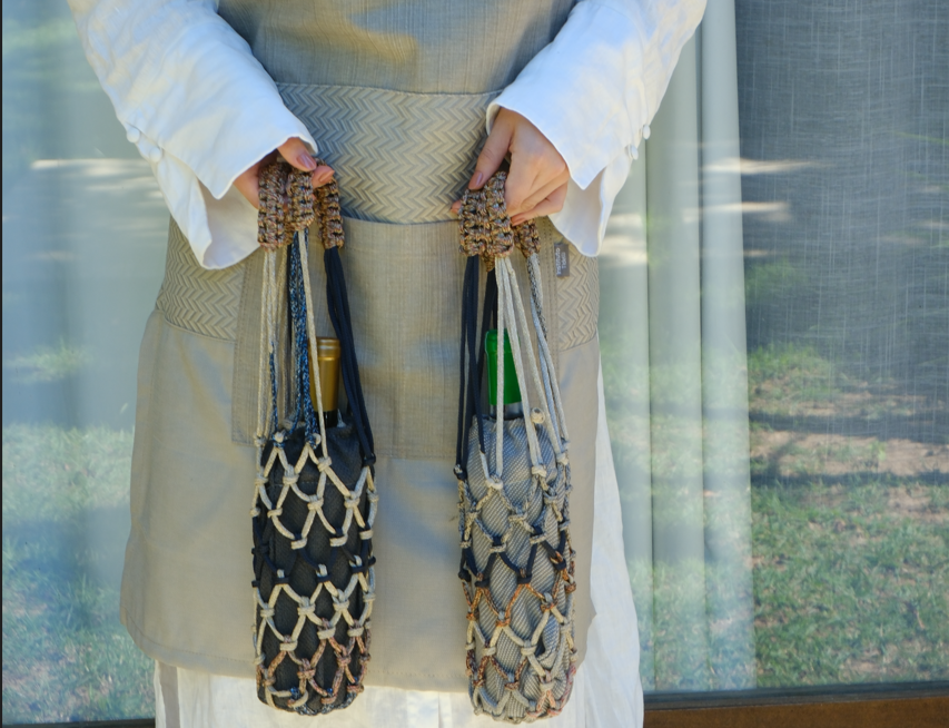 Porta Vinho Sereia Upcycling